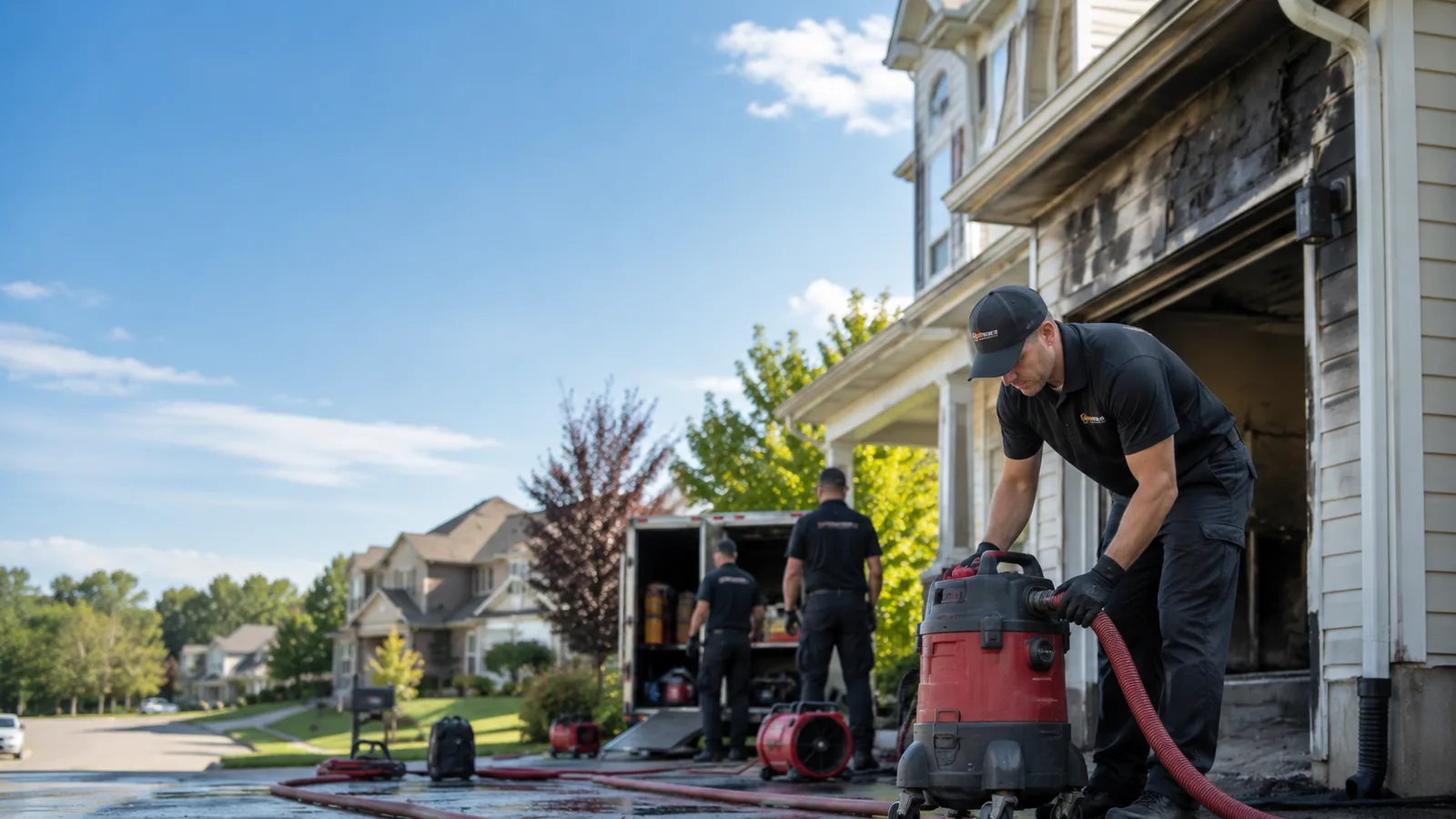 Fire And Smoke Damage Restoration in New London, WI near me